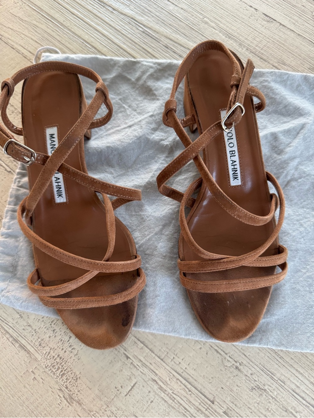 Classic Strappy Manola Blahnik sandals